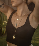 POS - Distorted Oval Pendant Necklace