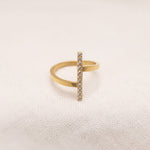 POS - Rhinestone Row Ring