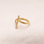 POS - Rhinestone Row Ring