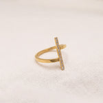 POS - Rhinestone Row Ring