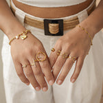 POS - Rhinestone Row Ring