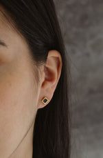 POS -  Midnight Square Studs