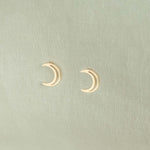 POS - Moon Outline Studs