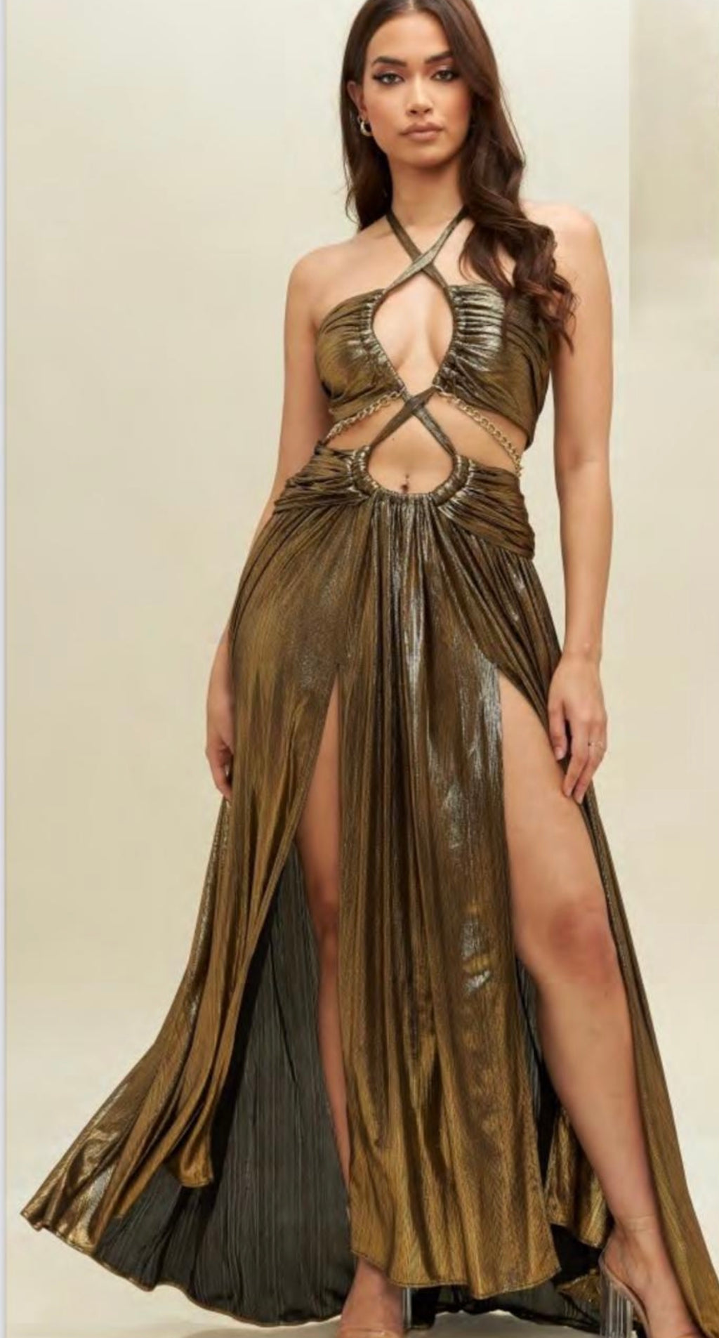 Draped Metallic Chain Grow